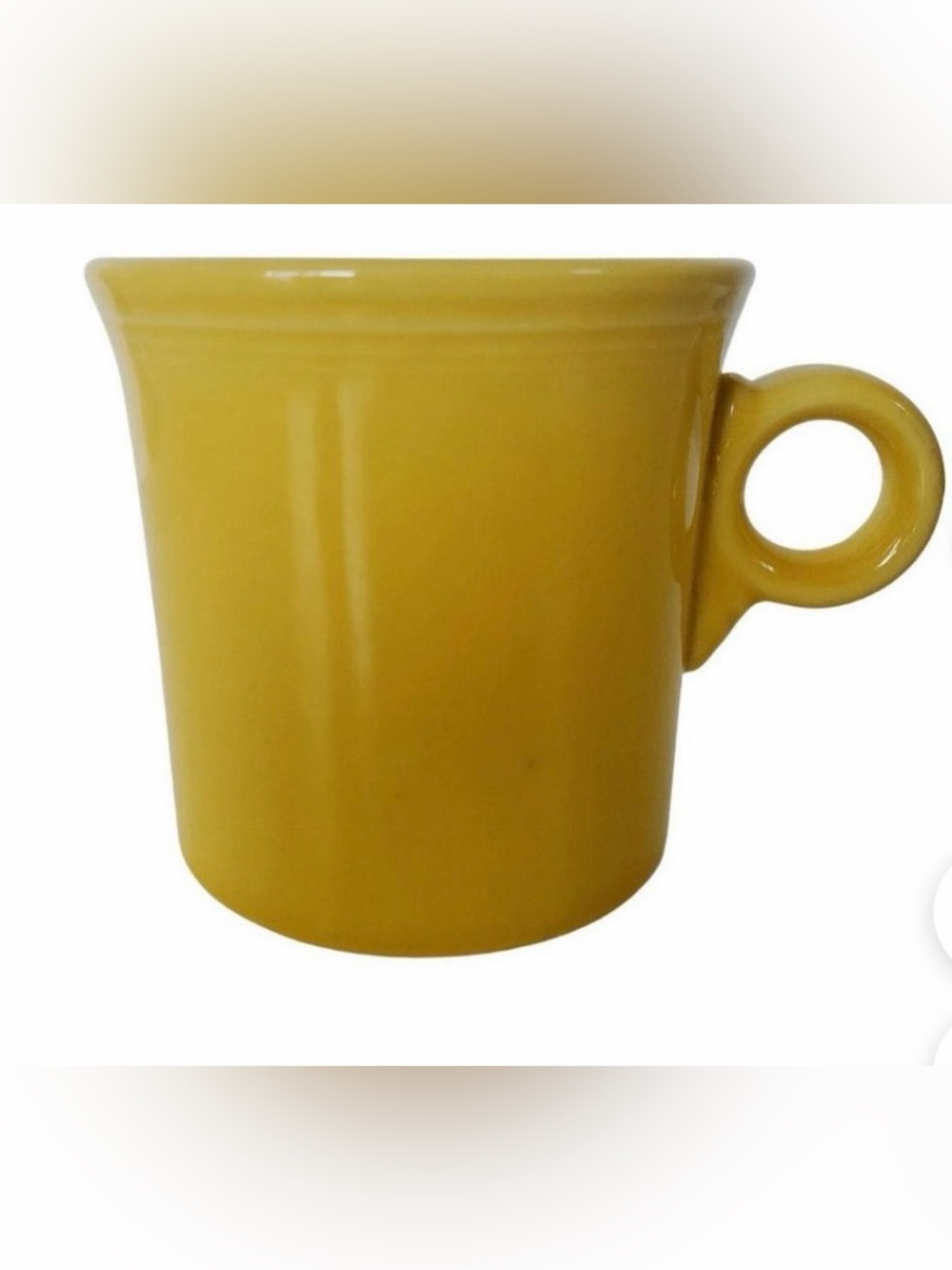 Fiestaware Yellow Ring Handle Mug